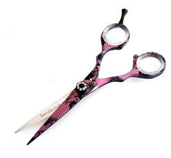 Honey Comb Hair Scissors for all Hair Types, with Presentation Case. Suitable for Hairdressers, Barbers, Professionals and for Personal Use